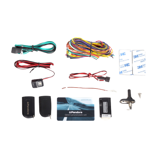 Alarma auto Pandora Primo cu Bluetooth 5.0, 2 tag-uri si senzor temperatura