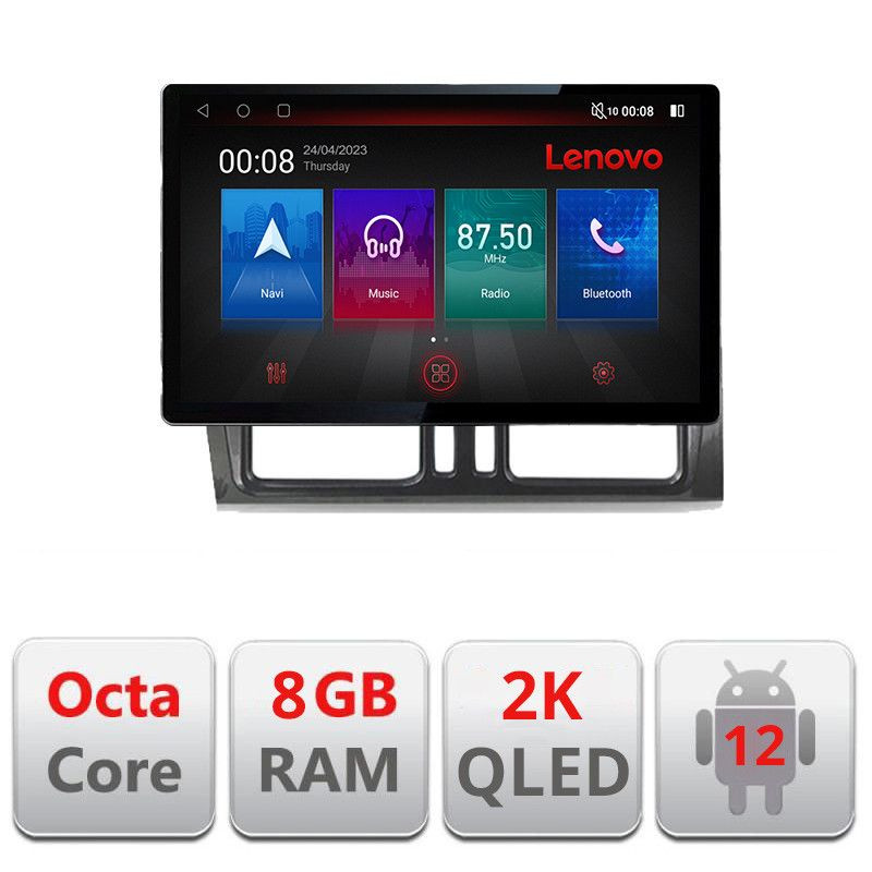 Navigatie dedicata Volvo XC60 13 inch 2K Android 8+128GB 4G Lenovo