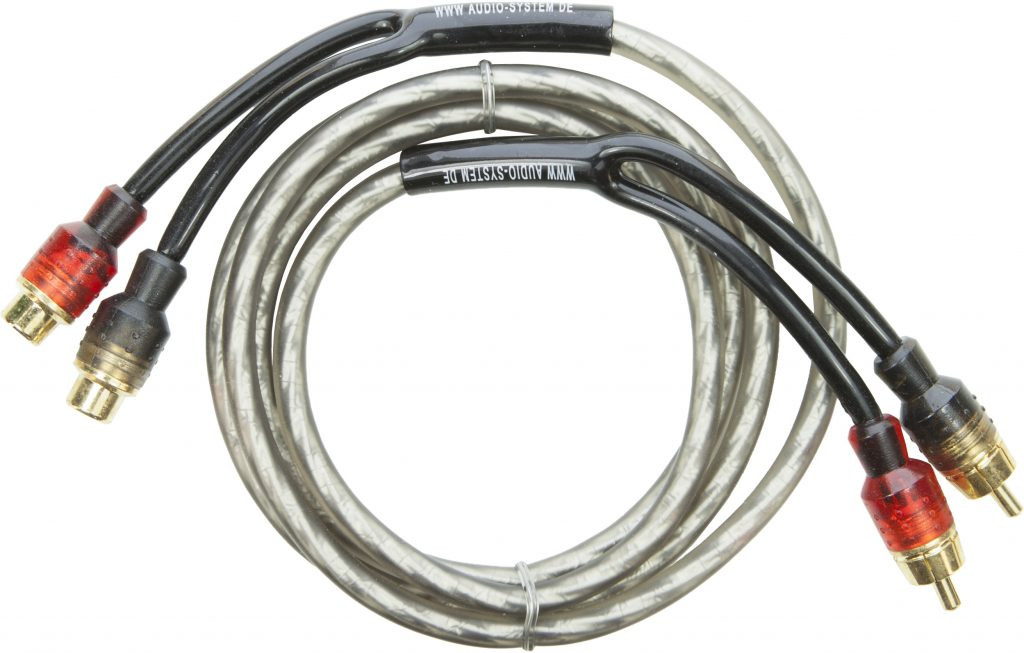 Cablu RCA OFC 1,25 m Audio System pentru semnal audio auto