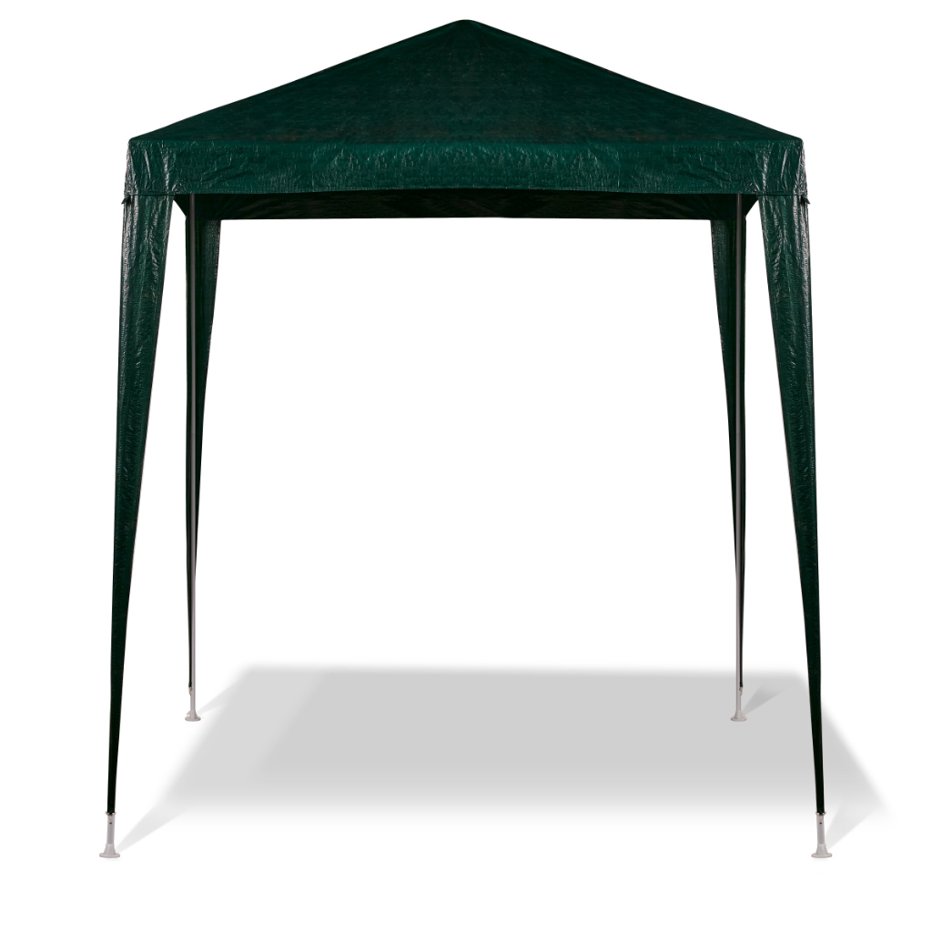 Pavilion gradina 200x200x240 cm, structura metalica, acoperis PE 90g/mp, verde Household NewTrend