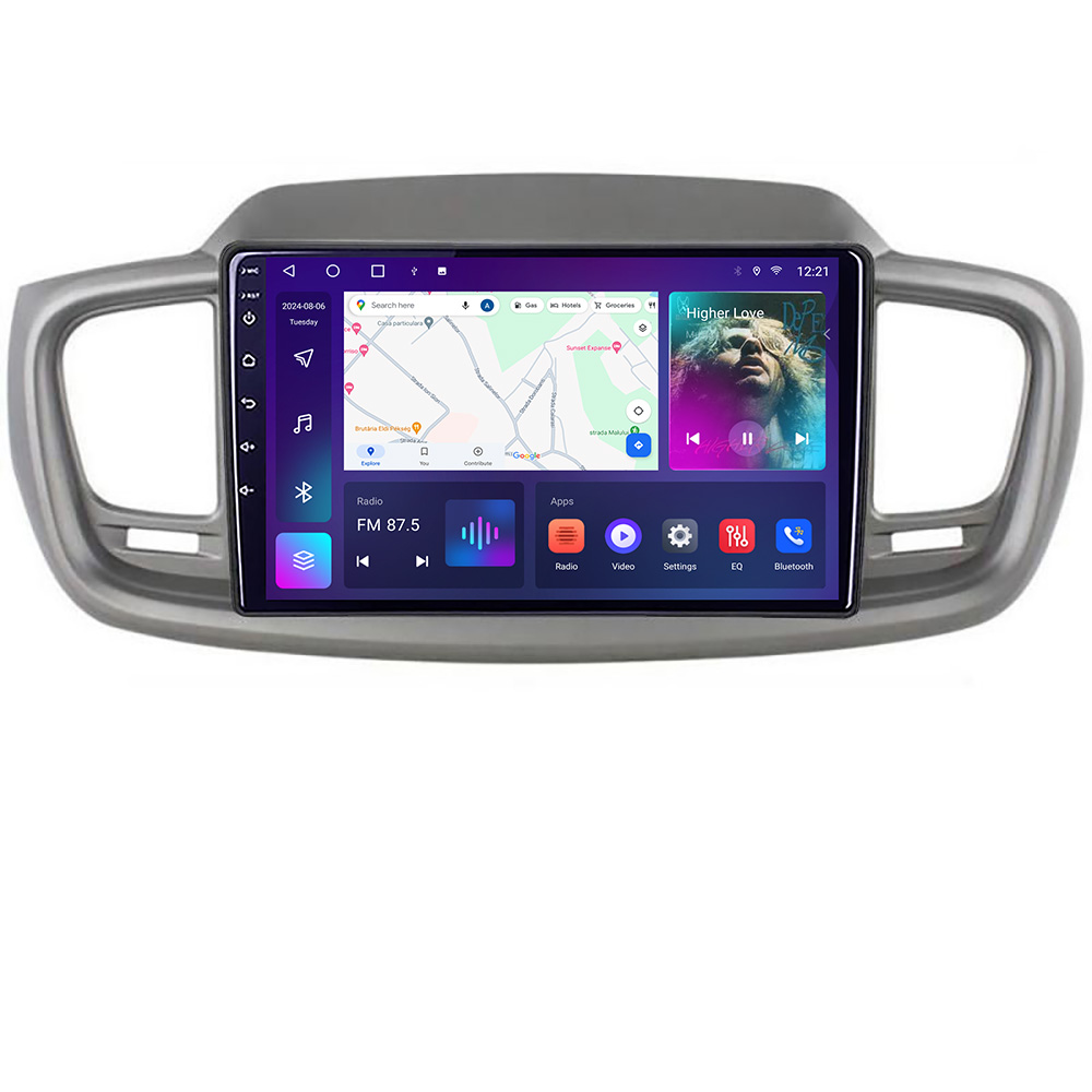 Navigatie Android Kia Sorento 2015-2018 QLED 4GB+64GB CarPlay