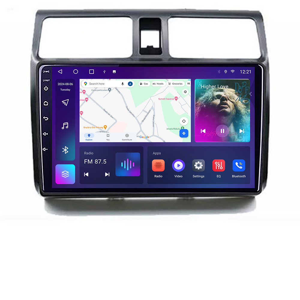 Navigatie Android Suzuki Swift 2003-2010, QLED, 4GB RAM, 64GB, CarPlay