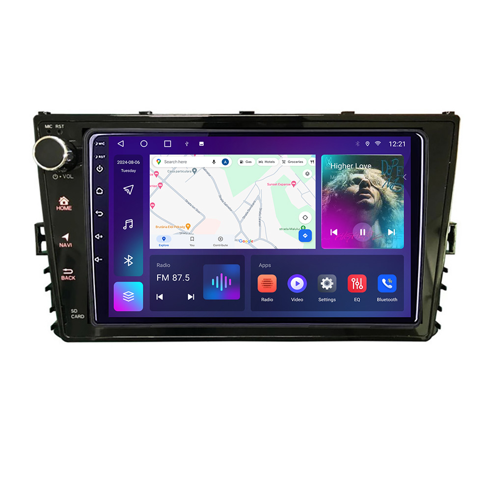Navigatie VW masini dupa 2018 Android Ecran QLED octa core 4+64 carplay android auto kit-vw-universal-2018++EDT-E309V3