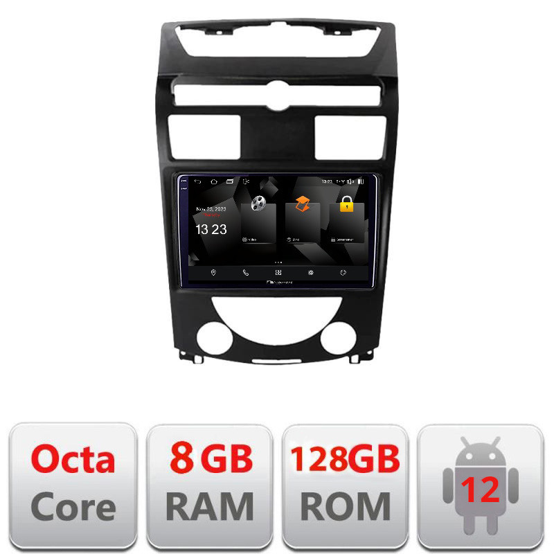 Navigație Android SsangYong Rexton 2006-2013, 2K QLED, 8GB RAM, 128GB