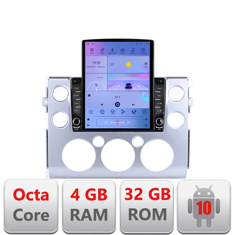 Navigație Android Toyota FJ Cruiser 2006-2020, GPS LTE, Octa Core 4GB+64GB