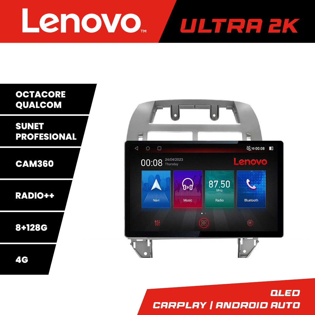 Navigatie dedicata VW Polo 2004-2011, 2K QLED 13 inch, 8GB RAM, 128GB