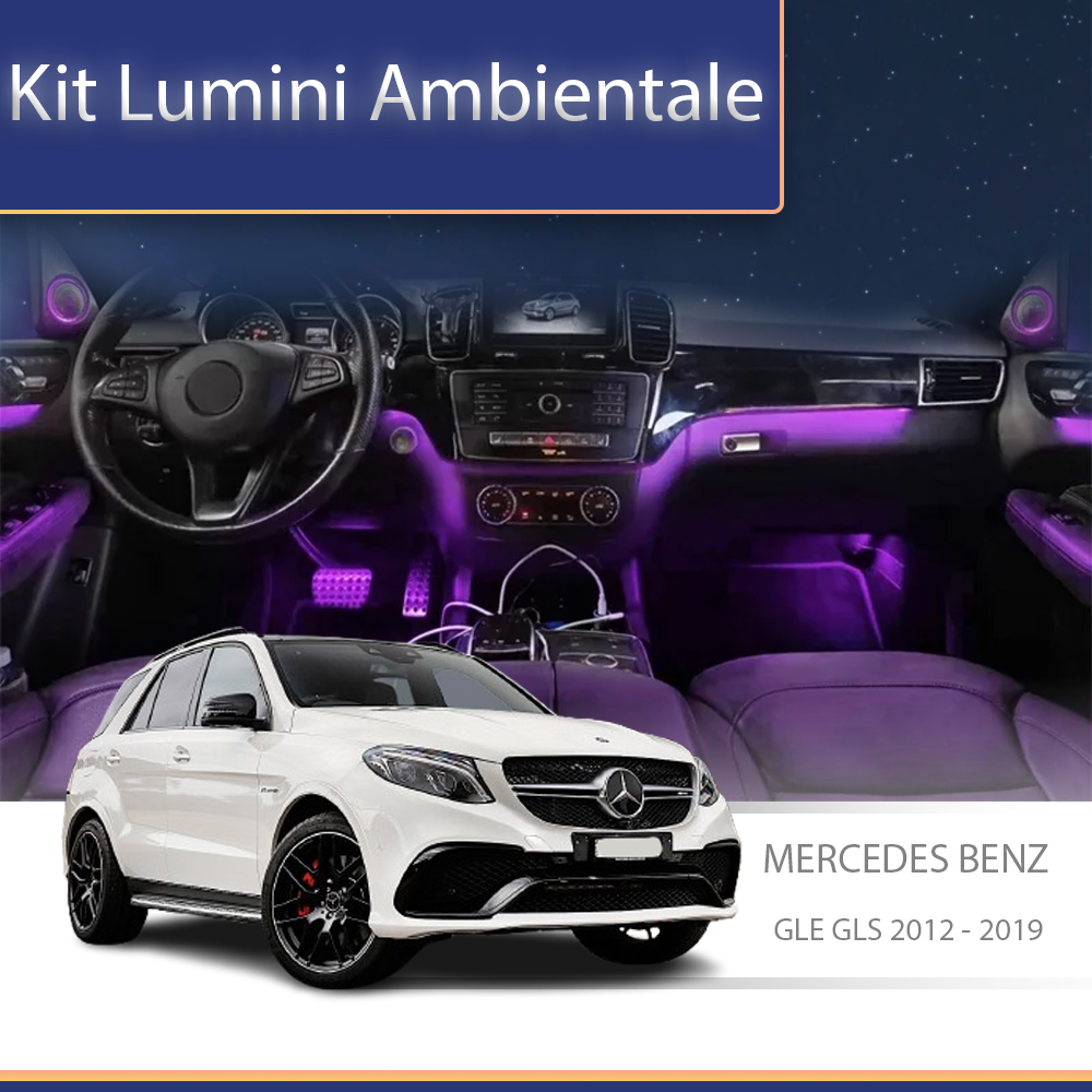 Lumini ambientale difuzoare stâlpi Mercedes GLE GLS W166 2012-2019