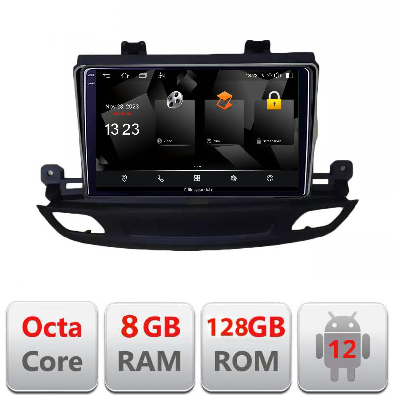 Navigatie Opel Insignia 2018+ Android 8GB RAM 128GB 2K QLED 4G