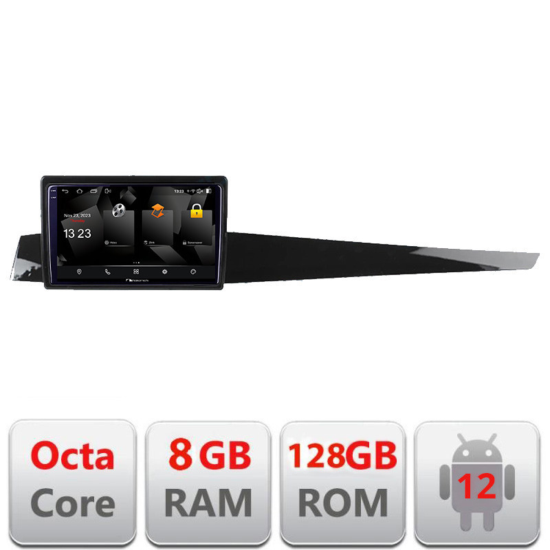 Navigatie Renault Laguna 3 Android 12, 2K QLED, 8GB RAM, 128GB, 4G