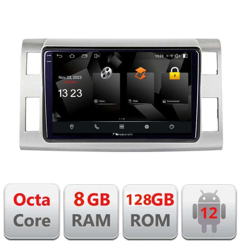 Navigație Toyota Estima 2006-2013 Android 12, QLED 2K, 8GB RAM, 128GB