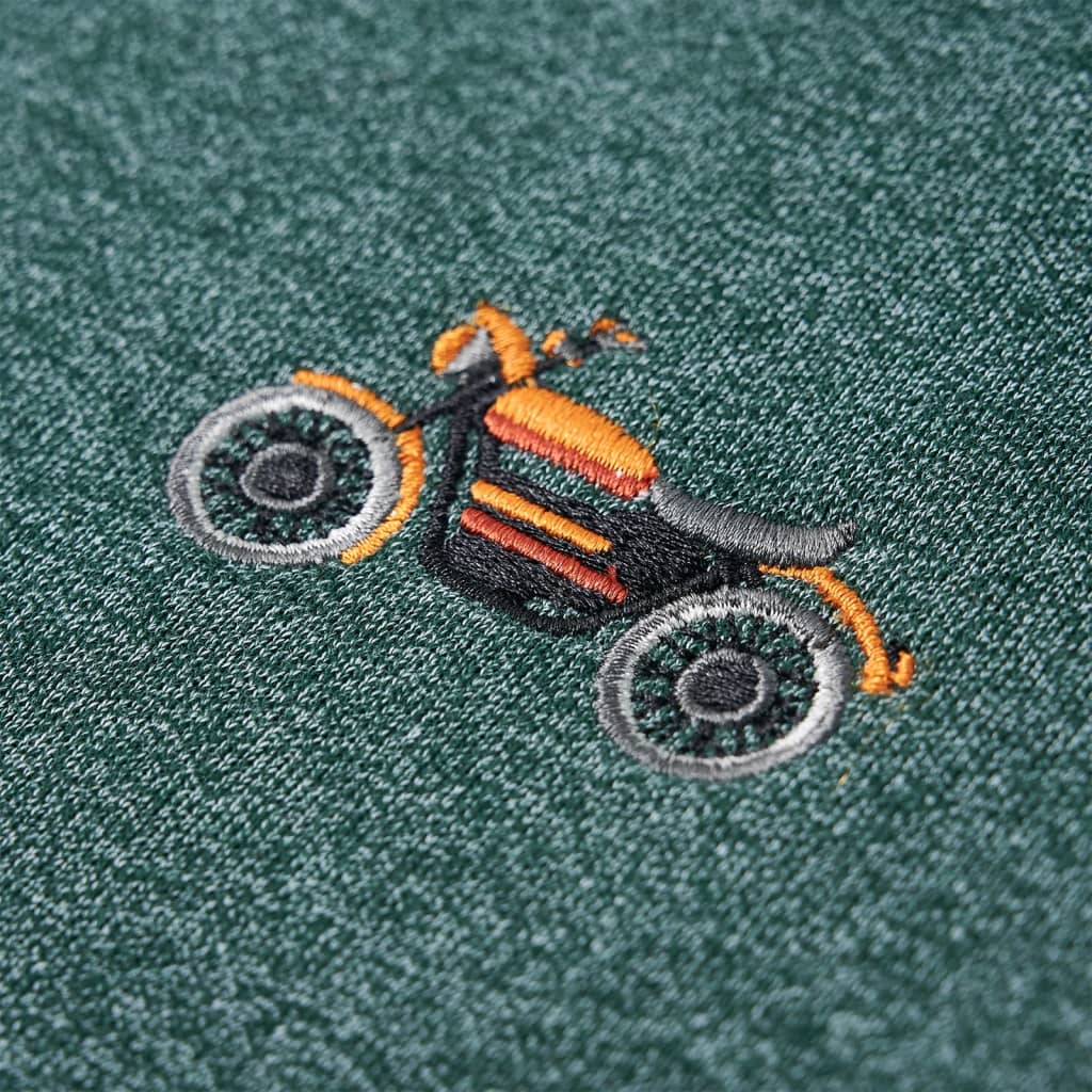 Bluzon pentru copii, verde închis melanj, 140 GartenMobel Dekor