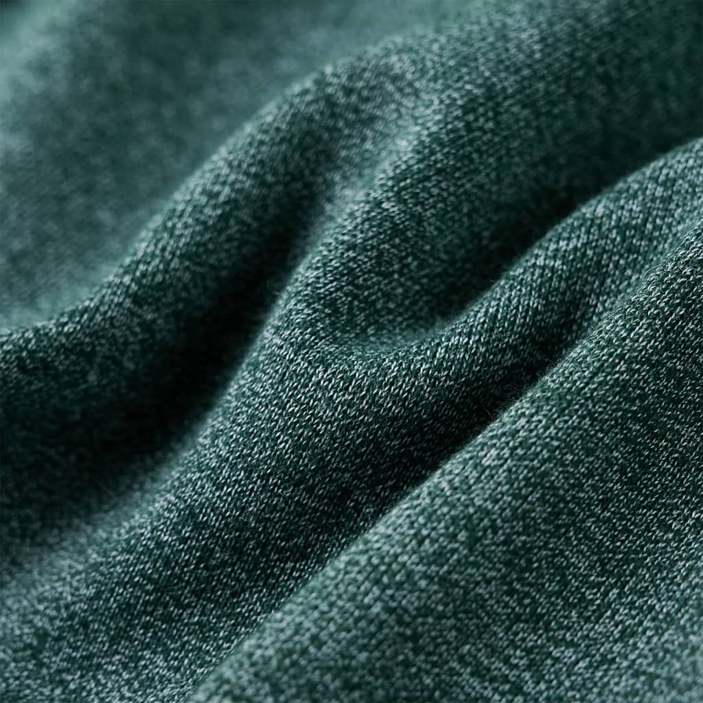 Bluzon pentru copii, verde închis melanj, 140 GartenMobel Dekor