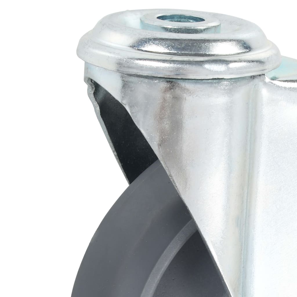 Roți pivotante cu gaură pentru șurub, 24 buc., 125 mm GartenMobel Dekor