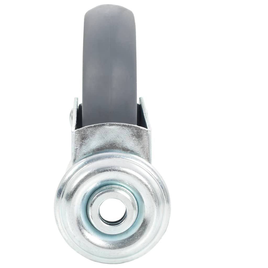 Roți pivotante cu gaură pentru șurub, 8 buc., 125 mm GartenMobel Dekor