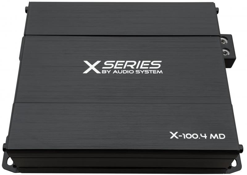 Amplificator auto Audio System X-100.4 MD, 4 canale, micro, clasa D