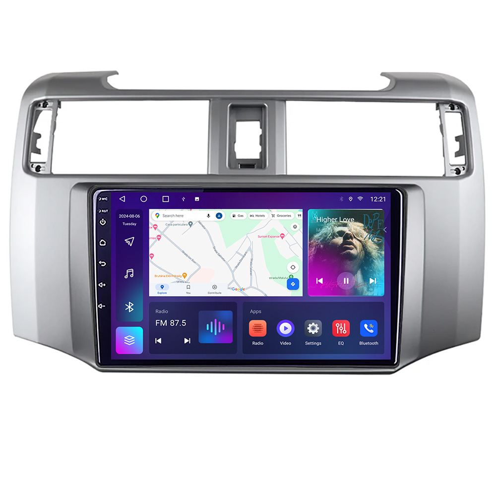 Navigatie Toyota 4runner 2009-2019 Android radio gps internet quad core 4+64 carplay android auto KIT-4runner+EDT-E309v3