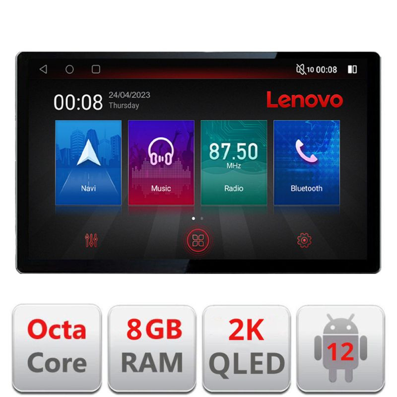 Navigație Audi A4 A5 B8 cu MMI3G, ecran 13 inch 2K QLED, 8GB RAM