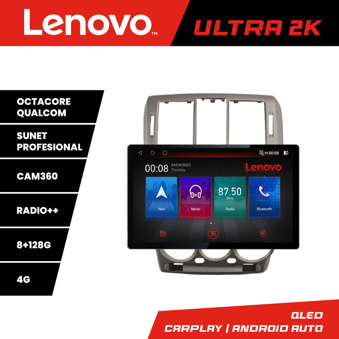 Navigație auto Hyundai Getz 2002-2010, 13 inch 2K QLED, 8GB RAM, 128GB