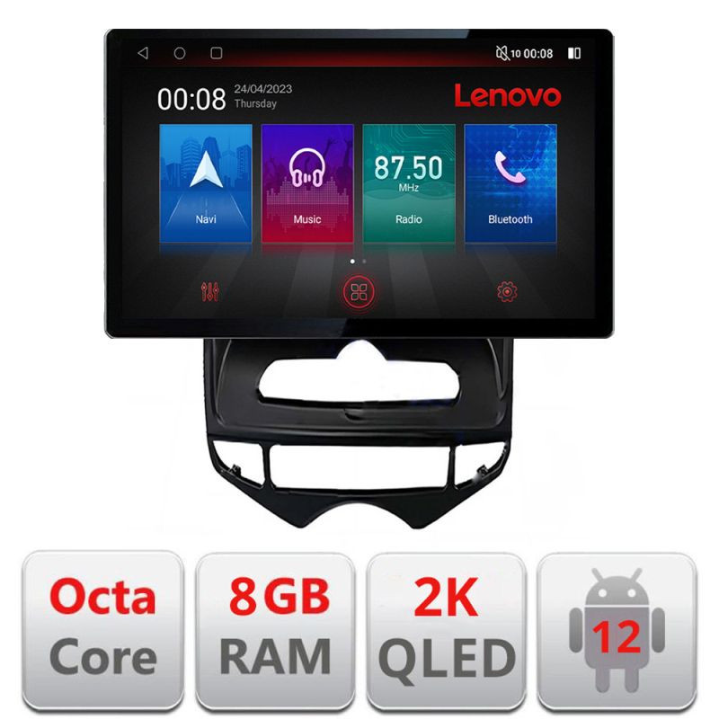 Navigatie Hyundai IX20 2010-2019 cu ecran 2K QLED 13 inch, 8GB RAM, 128GB