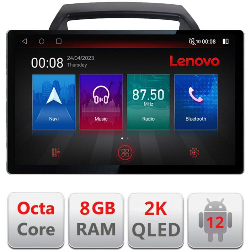 Navigație auto Kia Carnival 2006-2014, ecran 2K QLED 13 inch, 8GB RAM