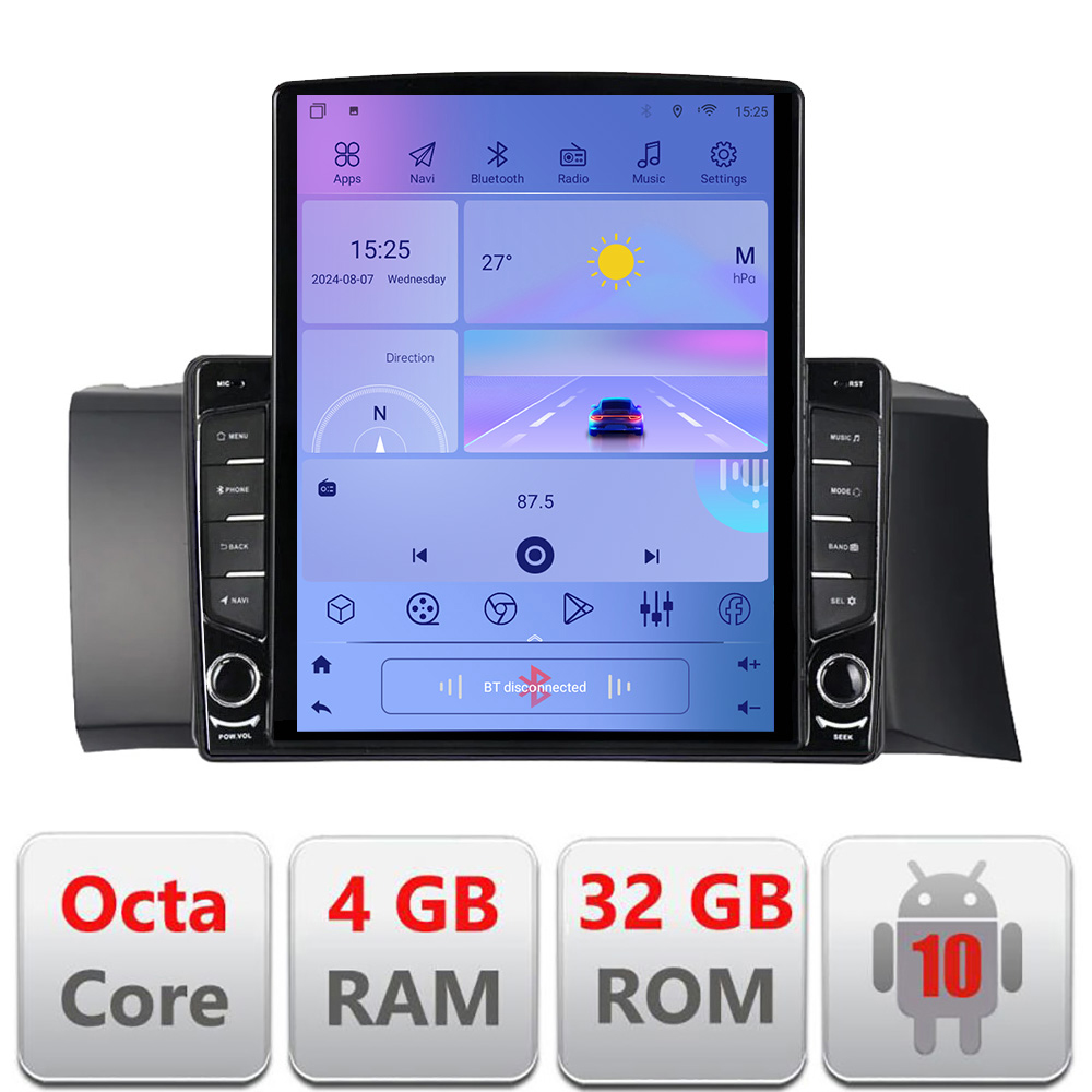 Navigație Android 9.7 Subaru BRZ 2012-2021 și Toyota GT86 2012-2021 LTE