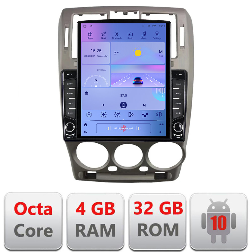 Navigatie Hyundai Getz 2002-2010 Android radio gps internet Octa Core 4+64 LTE kit-getz+EDT-E709