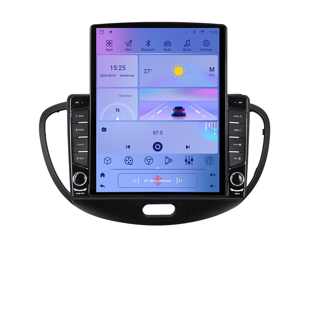 Navigație Android Hyundai i10 2007-2013, ecran 9.7 inch, Octa Core, 4GB+64GB LTE