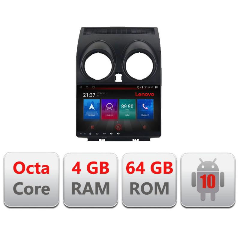Navigație Nissan Qashqai 2007-2013 Android 4G GPS WiFi 4GB RAM 64GB