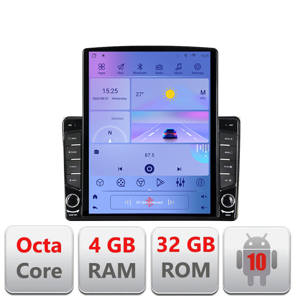 Navigatie Audi A4 B6 tip Tesla 9.7 inch Android GPS 4G 4+32GB