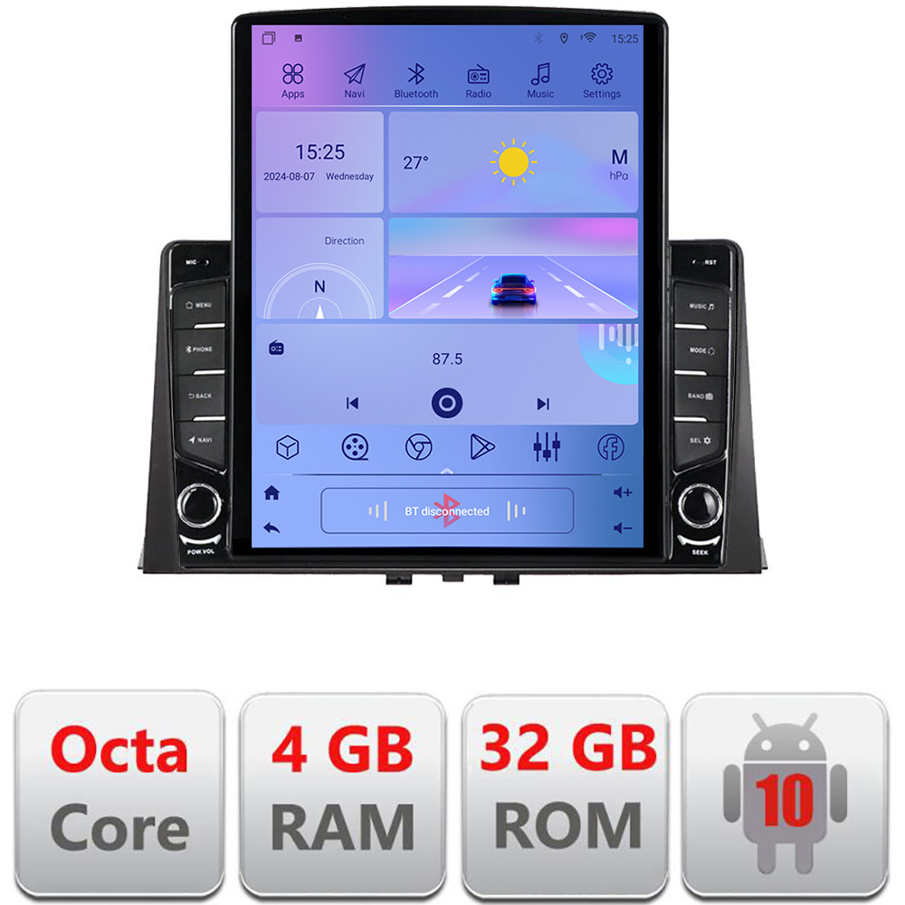 Navigatie Android Citroen Berlingo 2019-2021, ecran Tesla 9.7 inch, 4GB+32GB