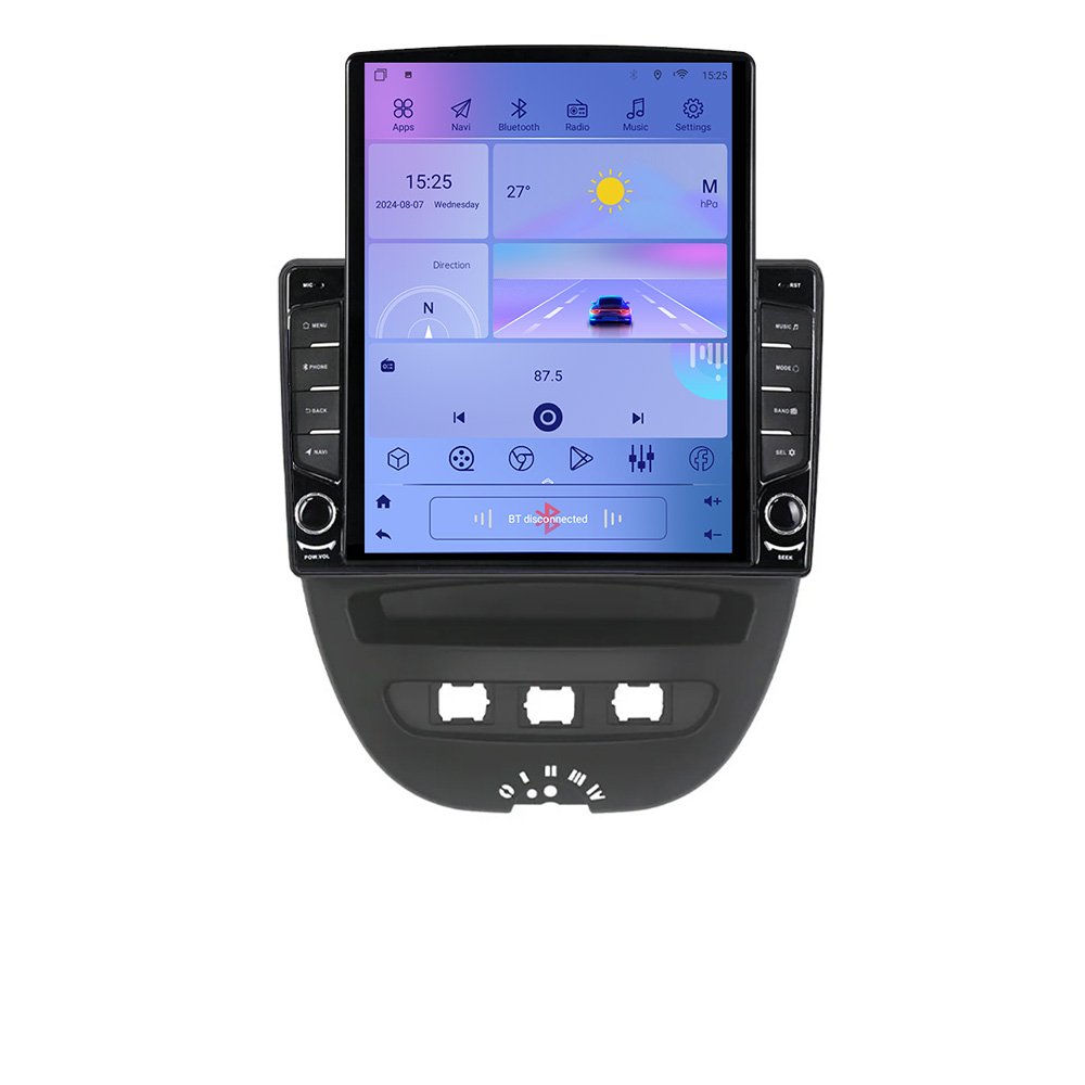 Navigație Android 9.7 inch pentru Citroen C1, Peugeot 107 și Aygo 2005-2014