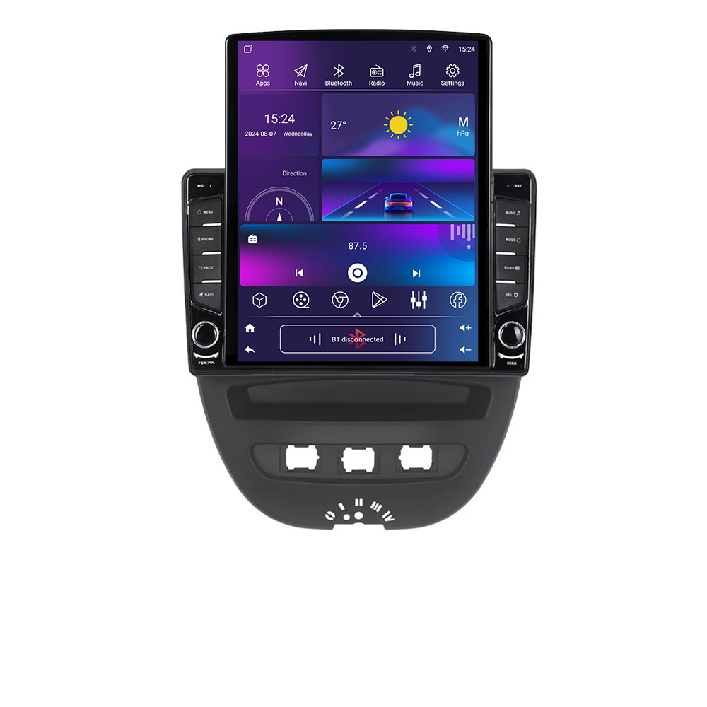 Navigație Android 9.7 inch pentru Citroen C1, Peugeot 107 și Aygo 2005-2014