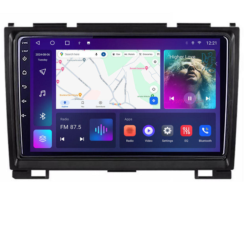 Navigatie Android Hummer H2 2008-2009, QLED, Octa Core, 4GB+64GB