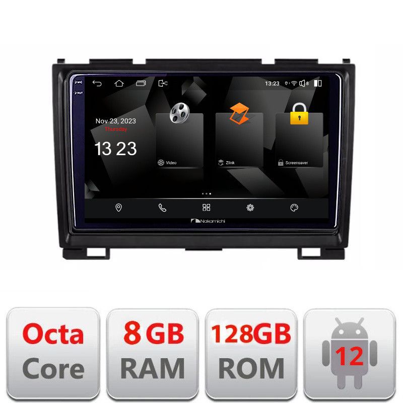 Navigatie Android Hummer H2 2008-2009, QLED 2K, 8GB RAM, 128GB