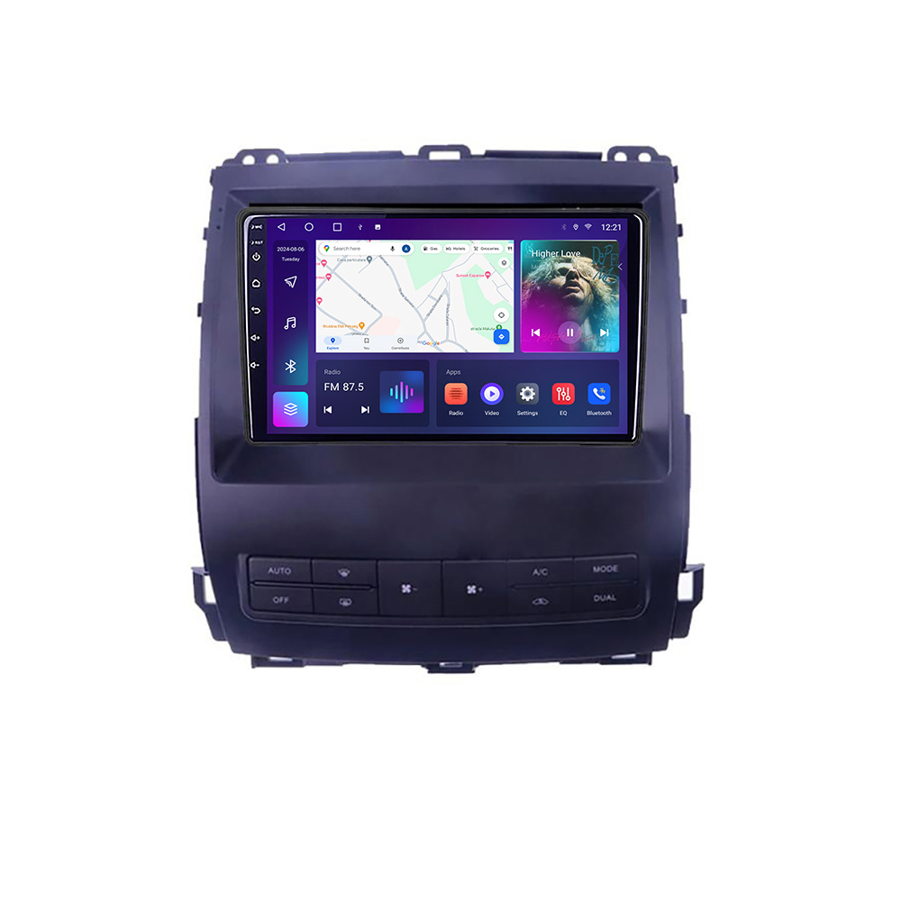 Navigatie Android Toyota Prado J120 2002-2009, QLED, 4GB RAM, 64GB