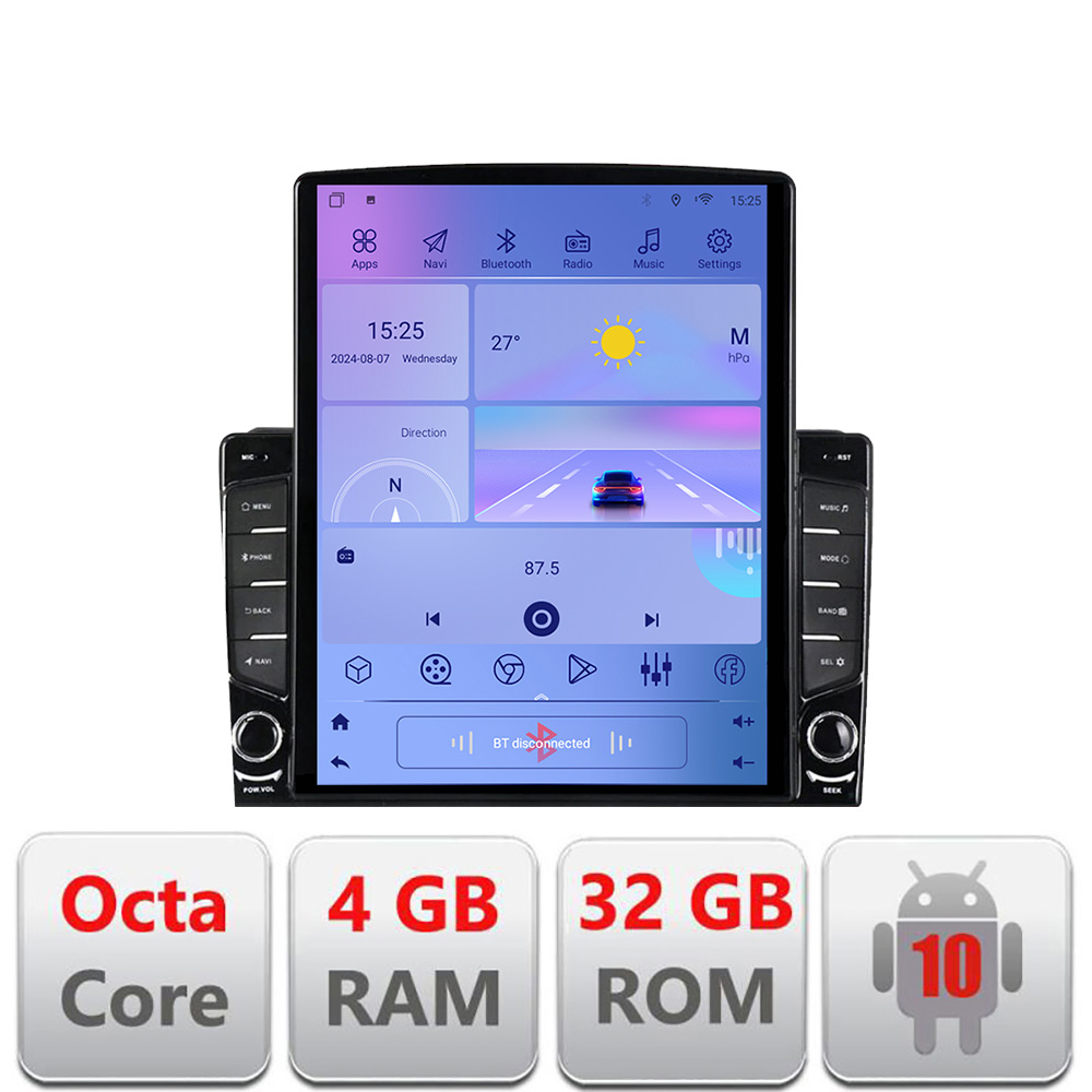 Navigatie Toyota Android 9.7 inch Octa Core 4GB RAM 64GB LTE