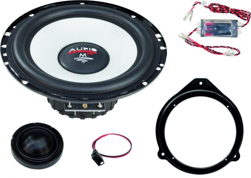 Kit sistem audio dedicat 2 cai 165 mm 90W pentru Audi, Seat si Saab