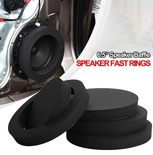 Inele din spuma pentru insonorizare boxe auto 16.5 cm, set 2 buc