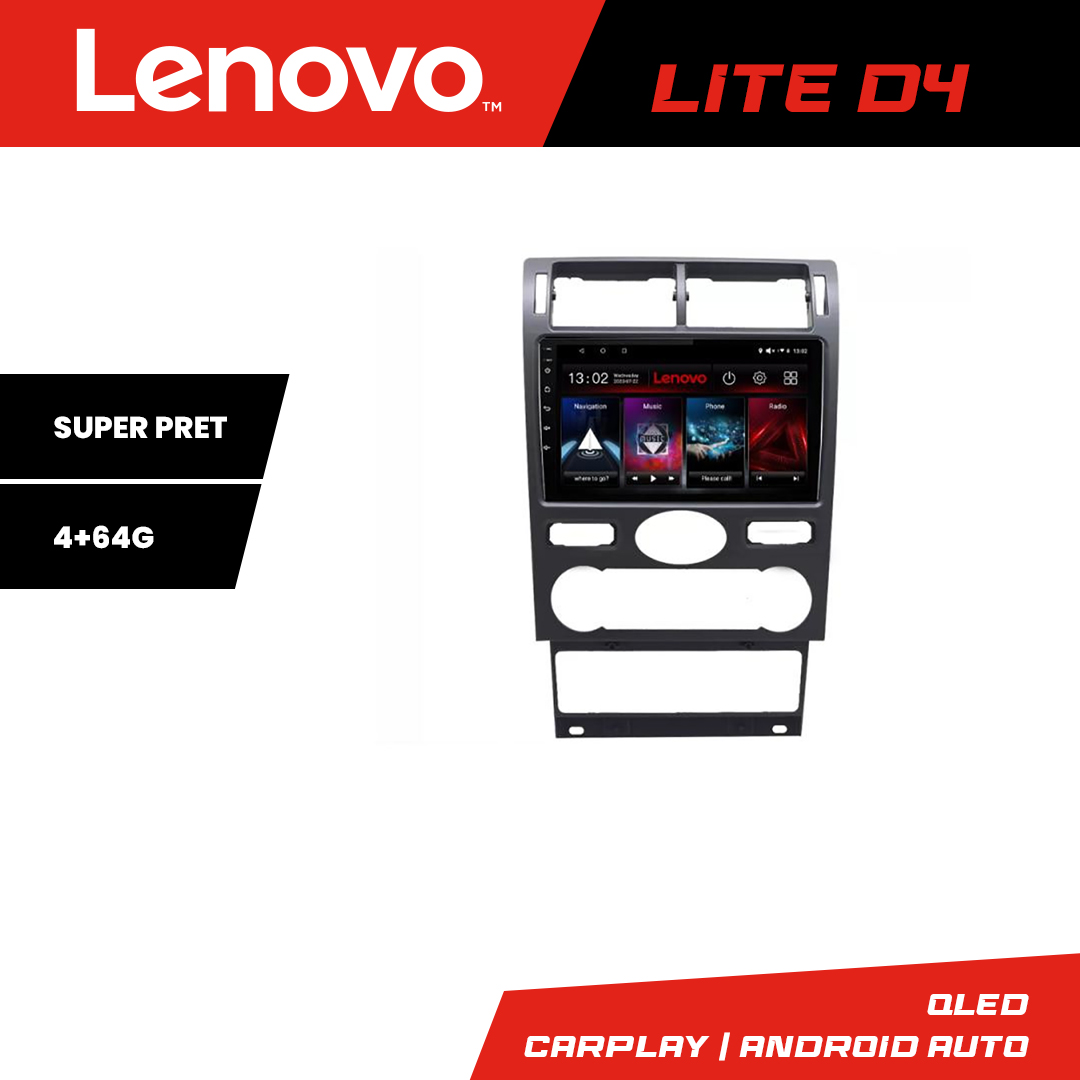 Navigație Android Ford Mondeo 2004-2007 4GB+64GB GPS CarPlay Lenovo