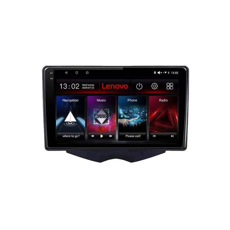 Navigație Hyundai Veloster Android 4+64 GB cu GPS, radio și Lenovo