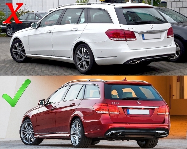 Difuzor Bara Spate MERCEDES E-Class W212 S212 Facelift (2013-2016) Performance AutoTuning