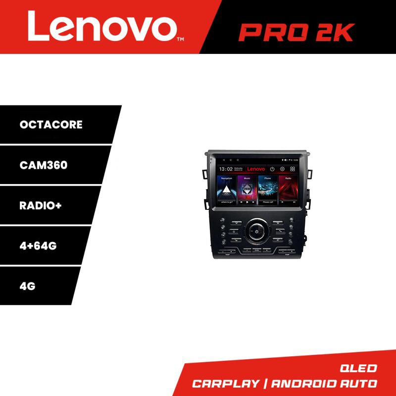 Navigație Android Ford Mondeo MK5 2015-2022 QLED 2K 4GB+64GB Lenovo