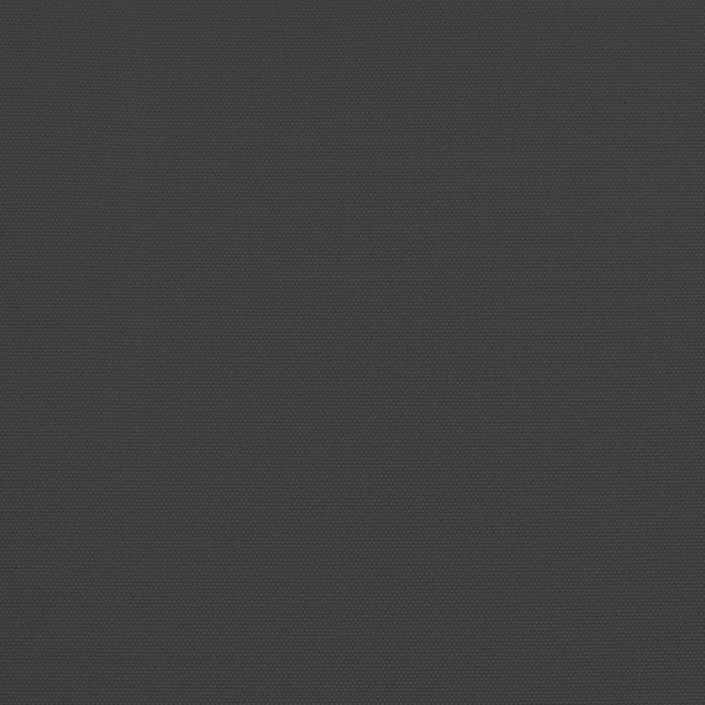 Umbrelă de balcon tijă aluminiu negru 300x155x223cm semirotund GartenMobel Dekor