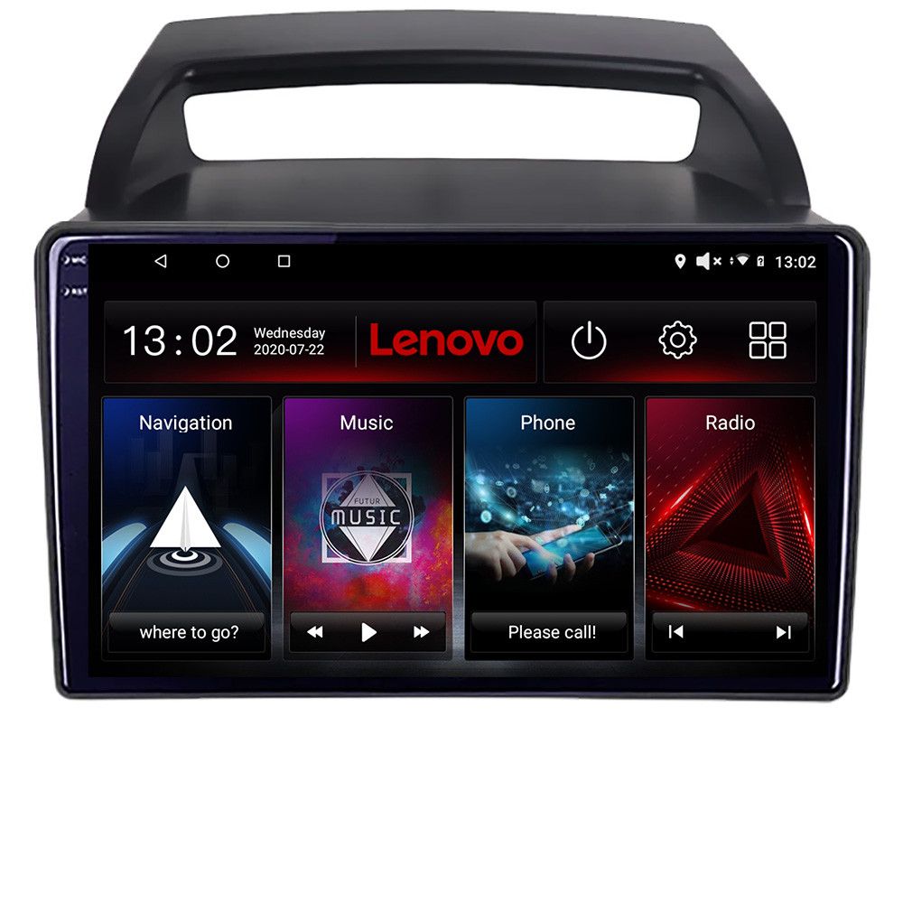 Navigație Android Kia Carnival 2006-2014 cu GPS, QLED 2K, 4GB+64GB