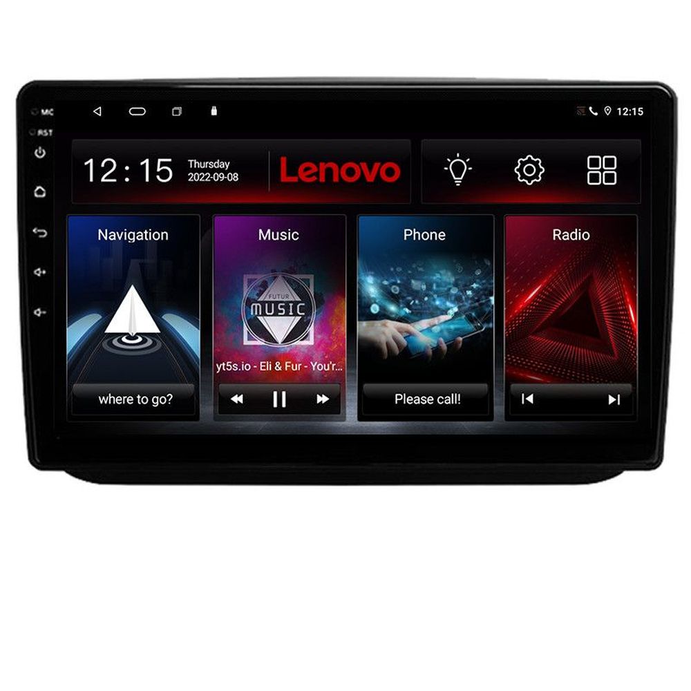 Navigație Android Skoda Fabia 2 2009-2014 QLED 2K GPS 4+64GB Lenovo