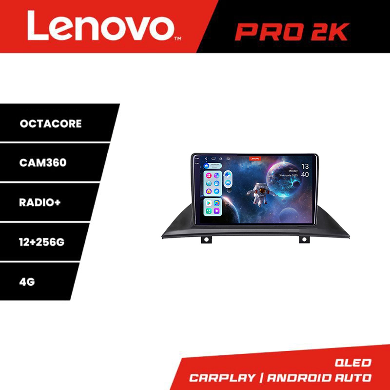 Navigație BMW X3 E83 2004-2012 Lenovo Pro 2K QLED 12+256 GB Android