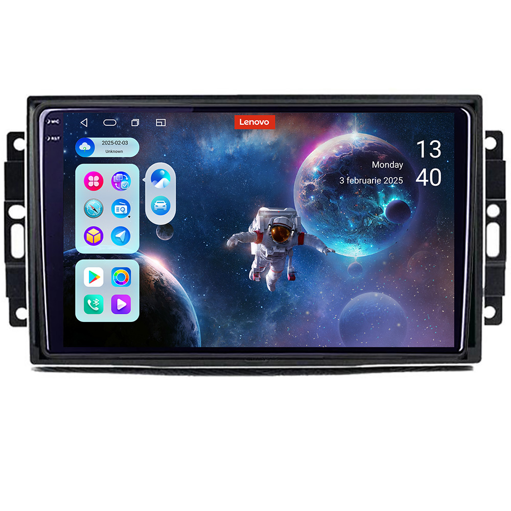 Navigație auto Lenovo 2K 12+256 4G pentru Chrysler Jeep cu Android