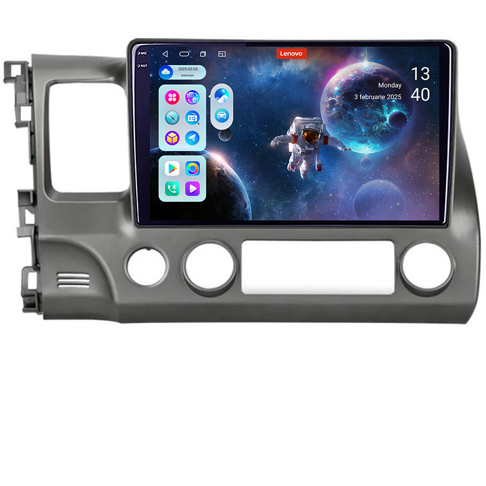 Navigație Android Lenovo QLED 2K 12+256 pentru Honda Civic Sedan 2005-2011