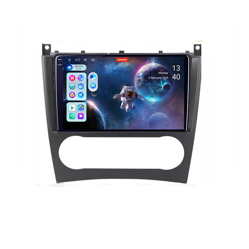 Navigație Android Mercedes Clasa C W203 facelift Lenovo 2K 12+256GB