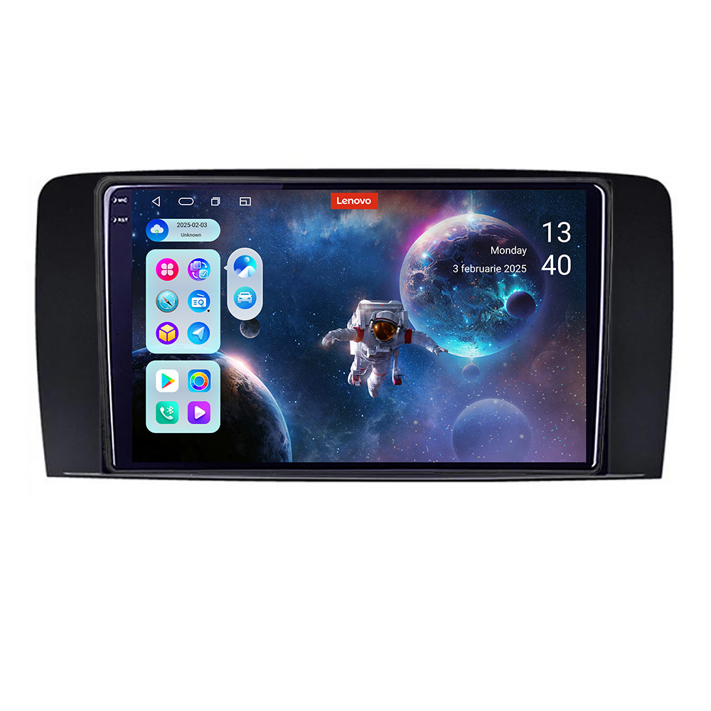 Navigație Android Mercedes Clasa R W251 Lenovo QLED 2K 12GB+256GB